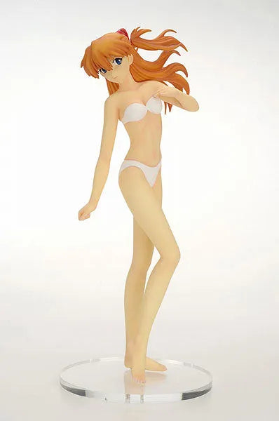 Neon Genesis Evangelion - Asuka Swimsuit (White) Ver. 1/8ㅤ – Aizu Project – ActionFigure Brasil