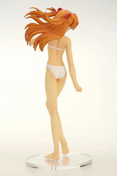 Neon Genesis Evangelion - Asuka Swimsuit (White) Ver. 1/8ㅤ – Aizu Project – ActionFigure Brasil — ângulo diferente