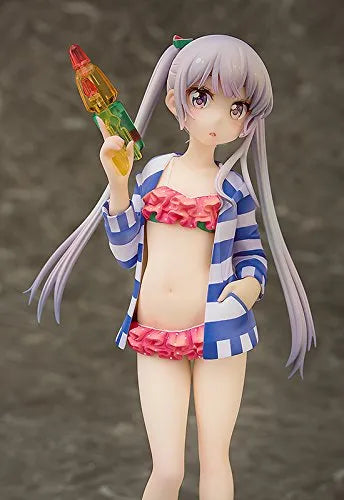 New Game!! - Suzukaze Aoba - 1/8 - Swimsuit Style (Aquamarine, Good Smile Company)ㅤ – Aquamarine As Manufacturer,Good Smile Company As Distributor – ActionFigure Brasil — embalagem
