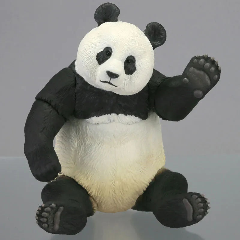 (New Item w/ Box Damage)Sofubi Toy Box 003 Panda (Giant Panda) Sofubi Figureㅤ – Kaiyodo – ActionFigure Brasil