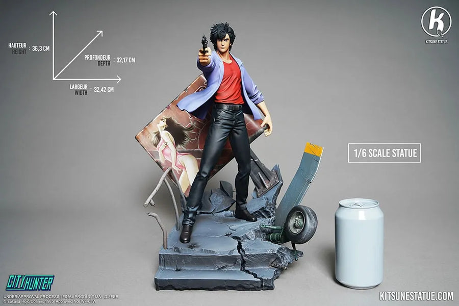 Nicky Larson (City Hunter) - LIMITED EDITION: 500 – Kitsune Statue – ActionFigure Brasil