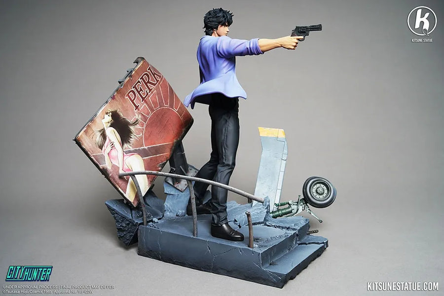 Nicky Larson (City Hunter) - LIMITED EDITION: 500 – Kitsune Statue – ActionFigure Brasil