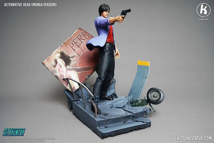 Nicky Larson (City Hunter) - LIMITED EDITION: 500 – Kitsune Statue – ActionFigure Brasil