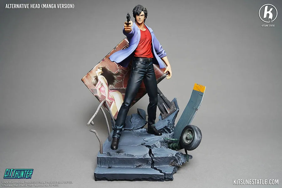 Nicky Larson (City Hunter) - LIMITED EDITION: 500 – Kitsune Statue – ActionFigure Brasil