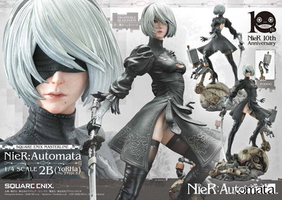 NieR:Automata 1/4 Scale - 2B (YoRHa No. 2 Type B) (Regular Version) NieR:Automata – Prime1Studio – ActionFigure Brasil
