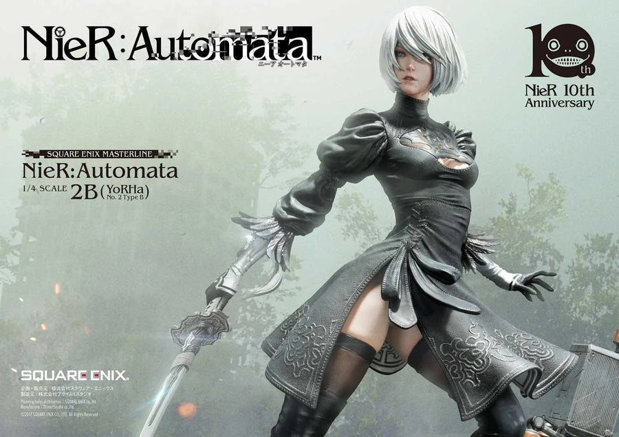 NieR:Automata 1/4 Scale - 2B (YoRHa No. 2 Type B) (Regular Version) NieR:Automata – Prime1Studio – ActionFigure Brasil
