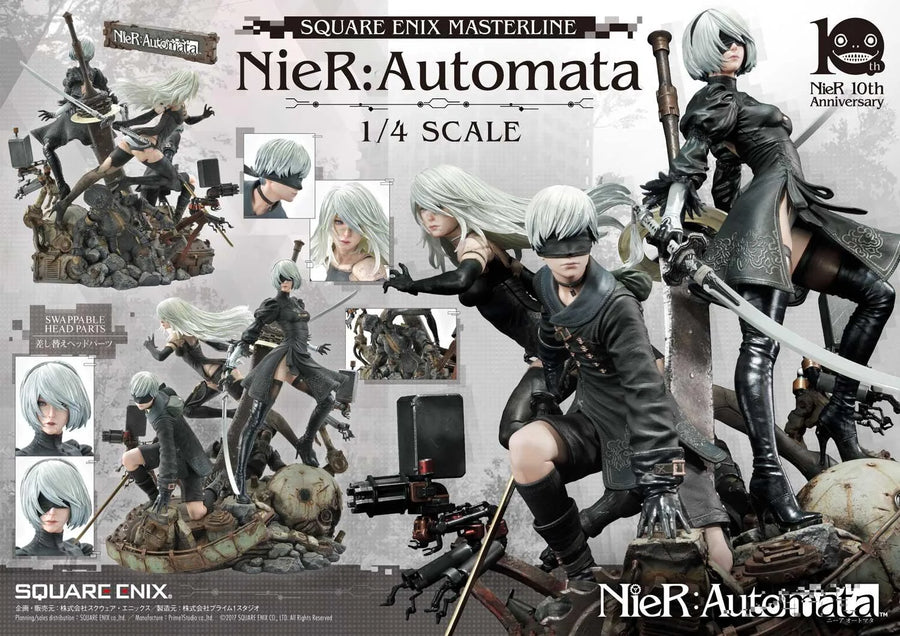 NieR:Automata 1/4 Scale (Regular Version) NieR:Automata – Prime1Studio – ActionFigure Brasil
