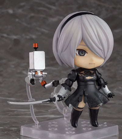 NieR: Automata - Pod 042 - YoRHa No. 2 Type B - Nendoroid #1475 - 2022 Re-release (Good Smile Company, Square Enix)ㅤ – Square Enix – ActionFigure Brasil — com base expositora