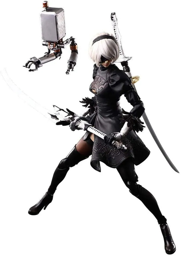 NieR: Automata - Pod 042 - YoRHa No. 2 Type B - Play Arts Kai - DX Edition - 2022 Re-release (Square Enix)ㅤ – Square Enix – ActionFigure Brasil
