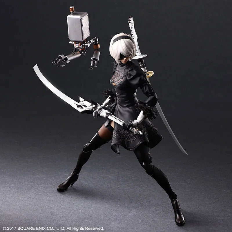 NieR: Automata - Pod 042 - YoRHa No. 2 Type B - Play Arts Kai - DX Edition - 2022 Re-release (Square Enix)ㅤ – Square Enix – ActionFigure Brasil