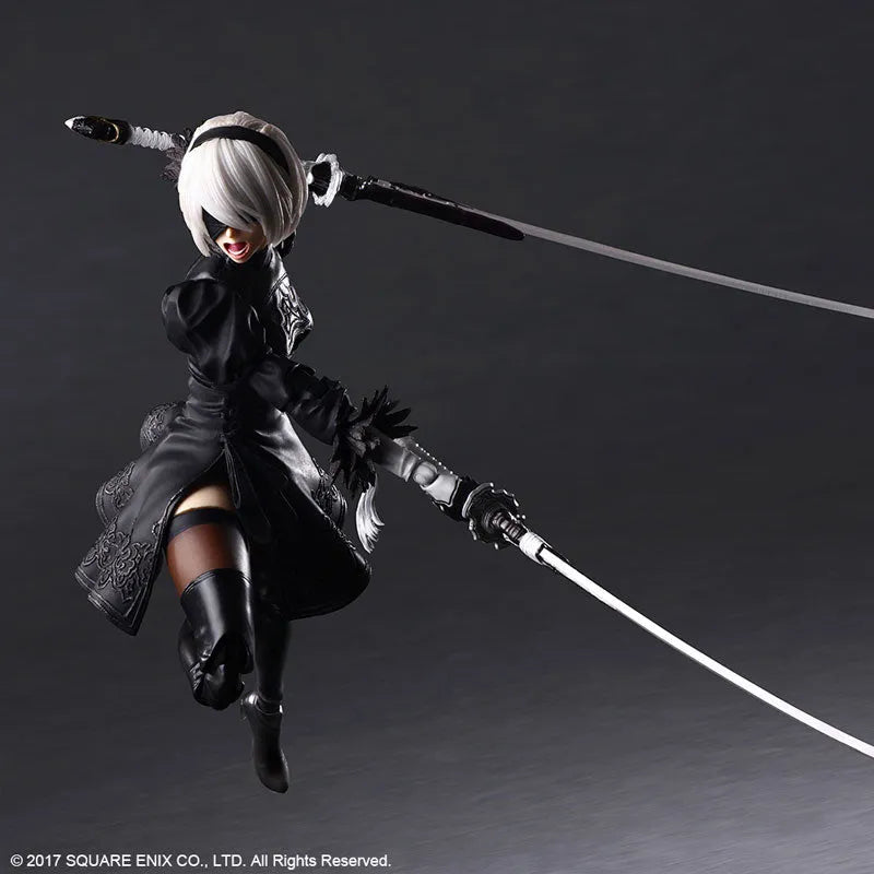 NieR: Automata - Pod 042 - YoRHa No. 2 Type B - Play Arts Kai - DX Edition - 2022 Re-release (Square Enix)ㅤ – Square Enix – ActionFigure Brasil
