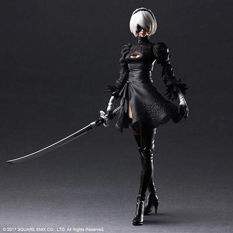 NieR: Automata - Pod 042 - YoRHa No. 2 Type B - Play Arts Kai - DX Edition - 2022 Re-release (Square Enix)ㅤ – Square Enix – ActionFigure Brasil