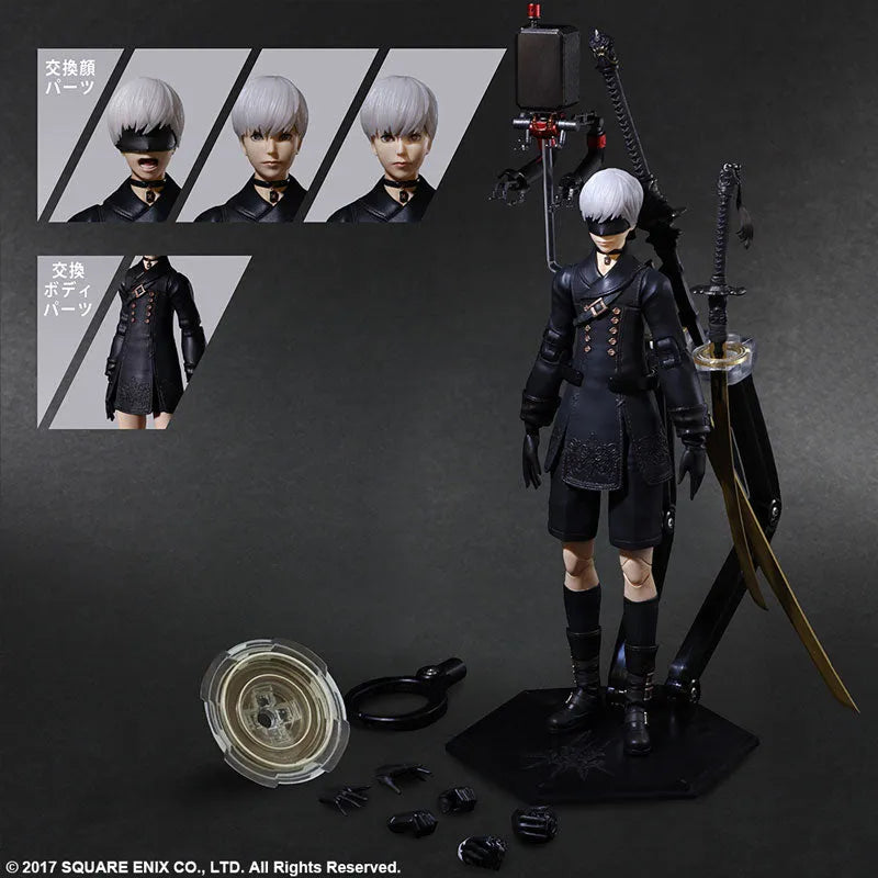 NieR: Automata - Pod 153 - YoRHa No. 9 Type S - Play Arts Kai - DX Edition (Square Enix)ㅤ – Square Enix – ActionFigure Brasil