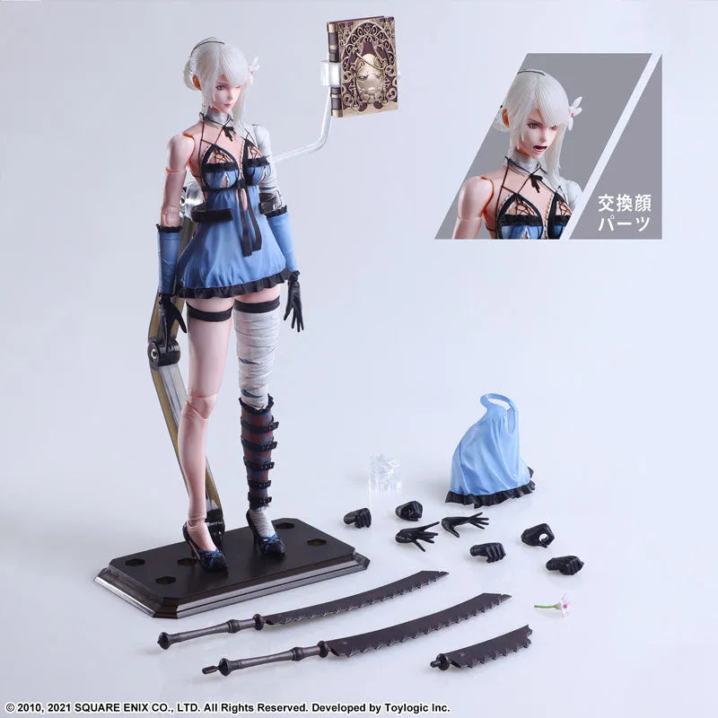 NieR Replicant ver.1.22474487139... - Kaine - Shiro no Sho - Play Arts Kai (Square Enix)ㅤ – Square Enix – ActionFigure Brasil