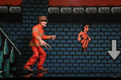 Nightmare on Elm Street 1989 Video Game Appearance - US Toys "R" Us Limited Freddy Krueger 8 Inch Action Dollㅤ – Neca – ActionFigure Brasil — detalhe do produto