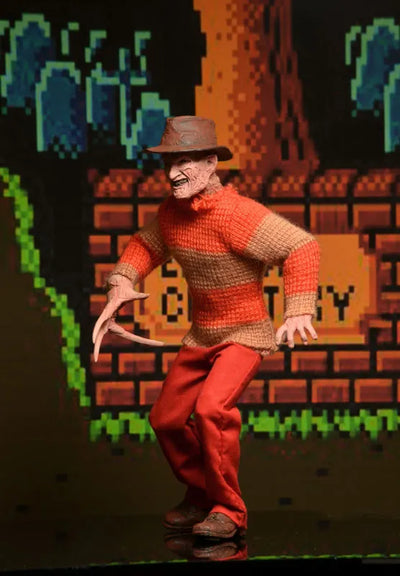 Nightmare on Elm Street 1989 Video Game Appearance - US Toys "R" Us Limited Freddy Krueger 8 Inch Action Dollㅤ – Neca – ActionFigure Brasil — acessórios