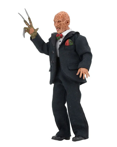 Nightmare on Elm Street 3: Dream Warriors - Tuxedo Freddy Krueger 8 Inch Action Dollㅤ – Neca – ActionFigureBrasil — ângulo diferente