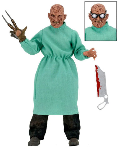 Nightmare on Elm Street 4: The Dream Master - Surgeon Freddy Krueger 8 Inch Action Dollㅤ – Neca – ActionFigure Brasil