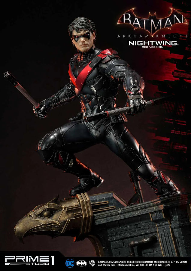 Nightwing (Red Version) Batman: Arkham Knight – Prime1Studio – ActionFigure Brasil