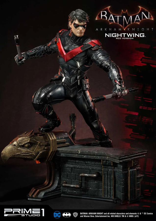 Nightwing (Red Version) Batman: Arkham Knight – Prime1Studio – ActionFigure Brasil