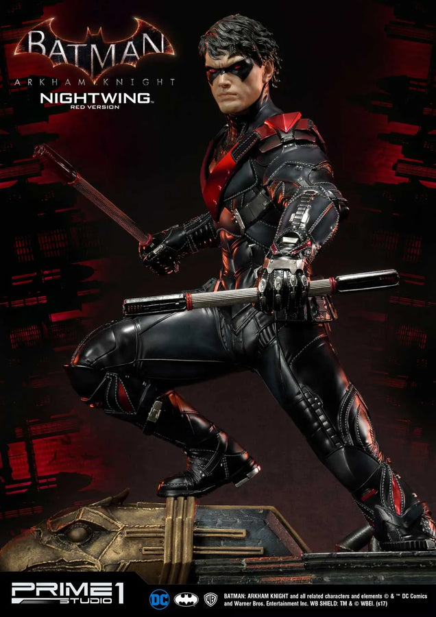 Nightwing (Red Version) Batman: Arkham Knight – Prime1Studio – ActionFigure Brasil