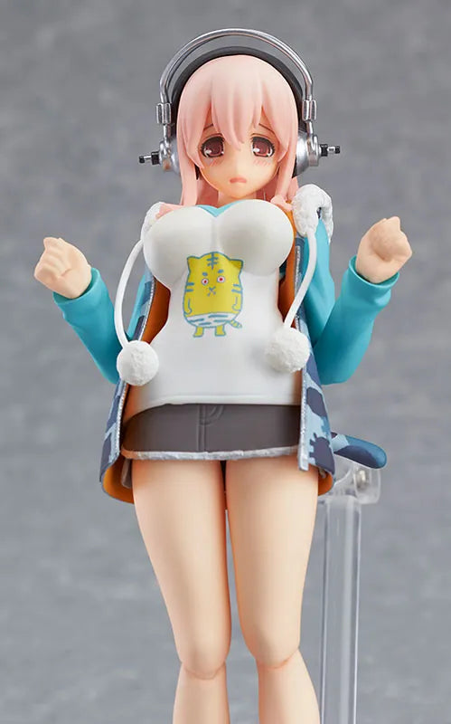 Nitro Super Sonic - Sonico - Figma #169 - Tiger Parka ver. (Max Factory)ㅤ – Max Factory – ActionFigure Brasil