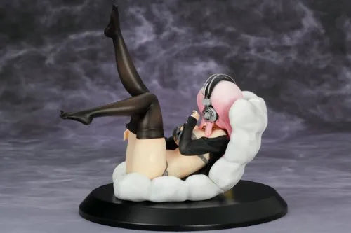 Nitro Super Sonic - Sonico - Voice Collection - 1/7 - Bikini & Sofa ver., Black ver. (Griffon Enterprises)ㅤ – Griffon Enterprises – ActionFigure Brasil