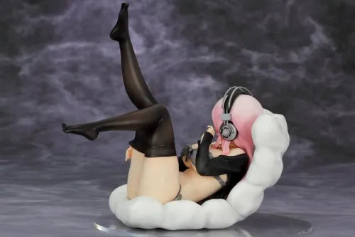 Nitro Super Sonic - Sonico - Voice Collection - 1/7 - Bikini & Sofa ver., Black ver. (Griffon Enterprises)ㅤ – Griffon Enterprises – ActionFigure Brasil