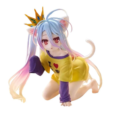 No Game No Life - Shiro - Desktop Cute - Nekomimi T-Shirt ver. (Taito)ㅤ – Taito – ActionFigure Brasil