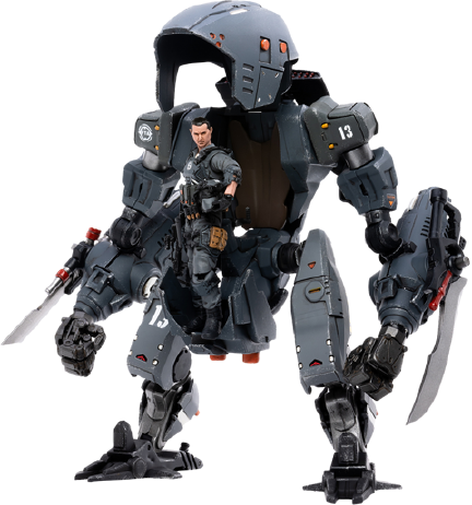 North Firehammer Assault Mech – Joytoy – ActionFigure Brasil