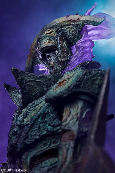 Oathbreaker Strÿfe: Fallen Mortis Knight - LIMITED EDITION: 500 – Sideshow Collectibles – ActionFigure Brasil — com base expositora