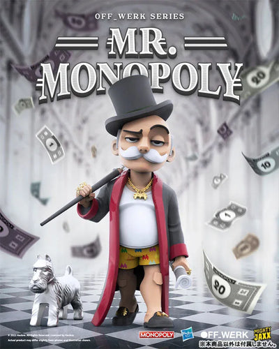 OFF_WERK/ Mr. Monopoly 6.5 Inch Vinyl Art Statueㅤ – Mighty Jaxx – ActionFigureBrasil