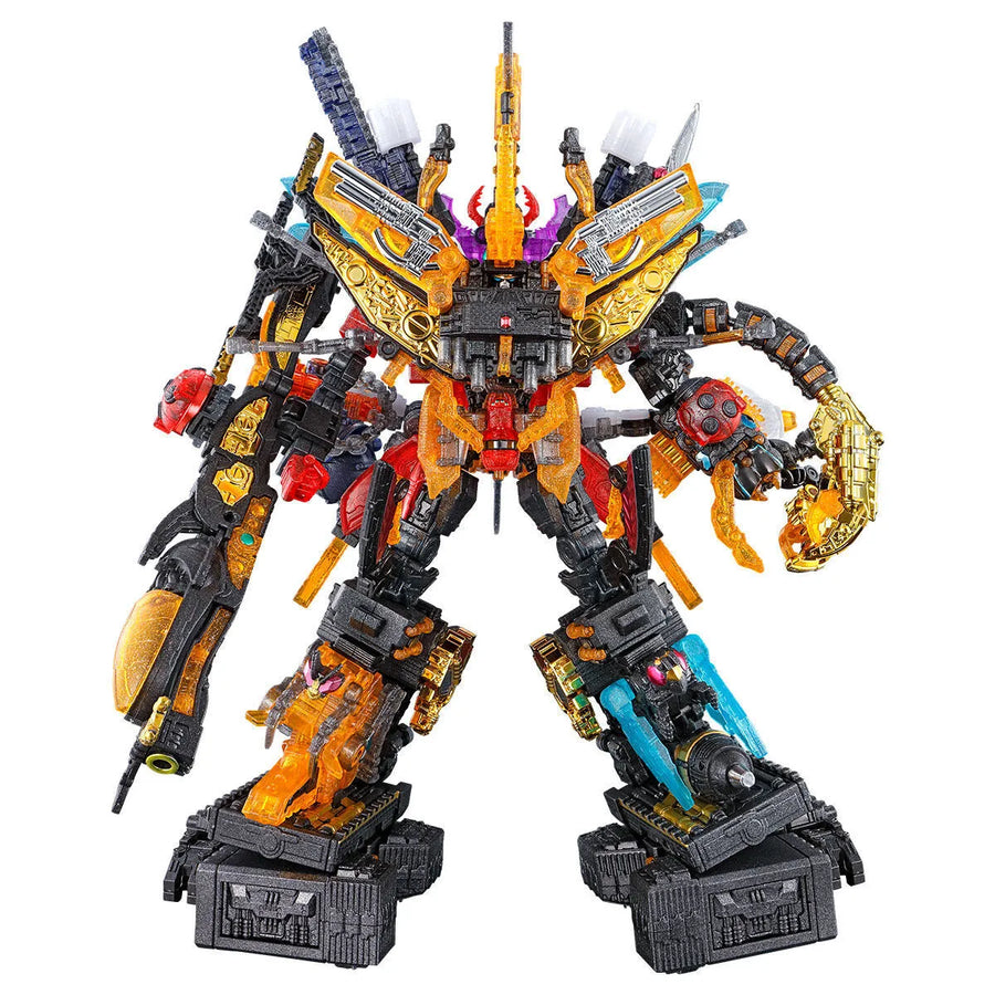 Ohsama Sentai King-Ohger - Bandai Shokugan - Candy Toy - Minipla - God King-Ohger - Gold Clear Plating Ver. (Bandai) [Shop Exclusive]ㅤ – Bandai – ActionFigureBrasil