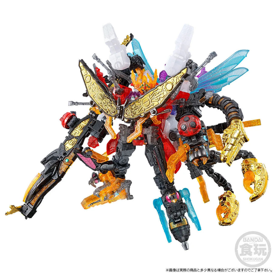 Ohsama Sentai King-Ohger - Bandai Shokugan - Candy Toy - Minipla - God King-Ohger - Gold Clear Plating Ver. (Bandai) [Shop Exclusive]ㅤ – Bandai – ActionFigureBrasil