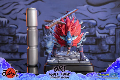 Oki (Wolf Form) - LIMITED EDITION: 400 – First 4 Figures – ActionFigure Brasil — com base expositora