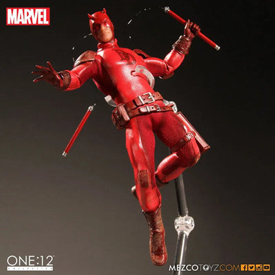 ONE:12 Collectible "Daredevil" Daredevil 1/12 Action Figureㅤ – Mezco – ActionFigure Brasil