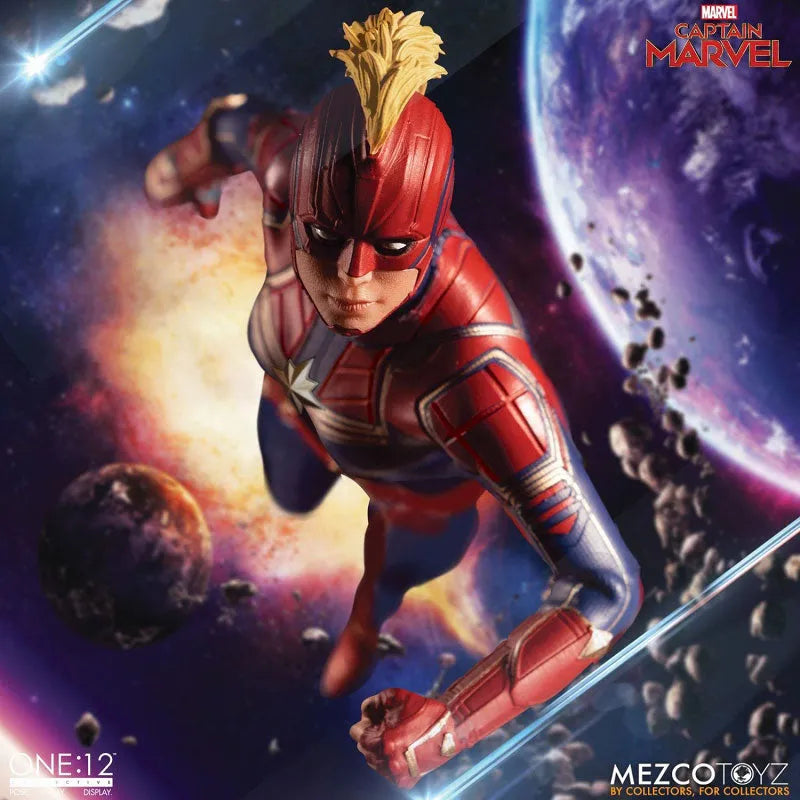 ONE:12 Collective / Captain Marvel: Captain Marvel 1/12 Action Figureㅤ – Mezco – ActionFigureBrasil