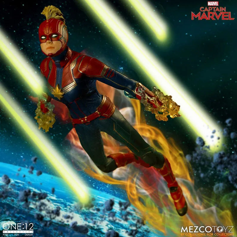 ONE:12 Collective / Captain Marvel: Captain Marvel 1/12 Action Figureㅤ – Mezco – ActionFigureBrasil
