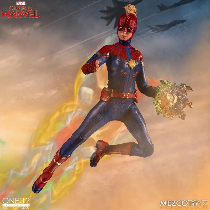 ONE:12 Collective / Captain Marvel: Captain Marvel 1/12 Action Figureㅤ – Mezco – ActionFigureBrasil
