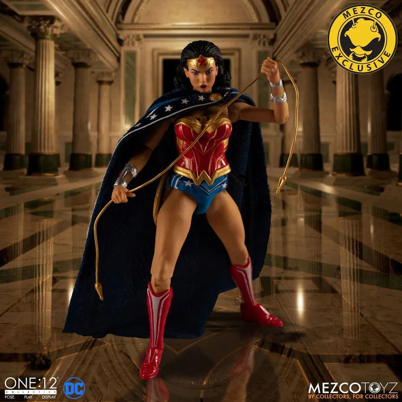 ONE:12 Collective / DC Comics: Classic Wonder Woman 1/12 Action Figureㅤ – Mezco – ActionFigureBrasil