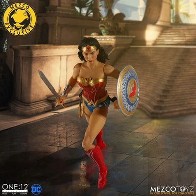 ONE:12 Collective / DC Comics: Classic Wonder Woman 1/12 Action Figureㅤ – Mezco – ActionFigureBrasil — detalhe do produto