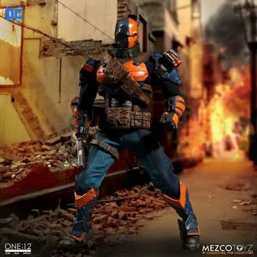 ONE:12 Collective - DC Comics: Deathstroke 1/12 Action Figureㅤ – Mezco – ActionFigure Brasil