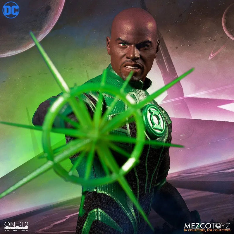 ONE:12 Collective / DC Comics: Green Lantern John Stewart 1/12 Action Figure(Provisional Pre-order)ㅤ – Mezco – ActionFigure Brasil