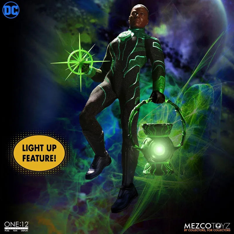 ONE:12 Collective / DC Comics: Green Lantern John Stewart 1/12 Action Figure(Provisional Pre-order)ㅤ – Mezco – ActionFigure Brasil