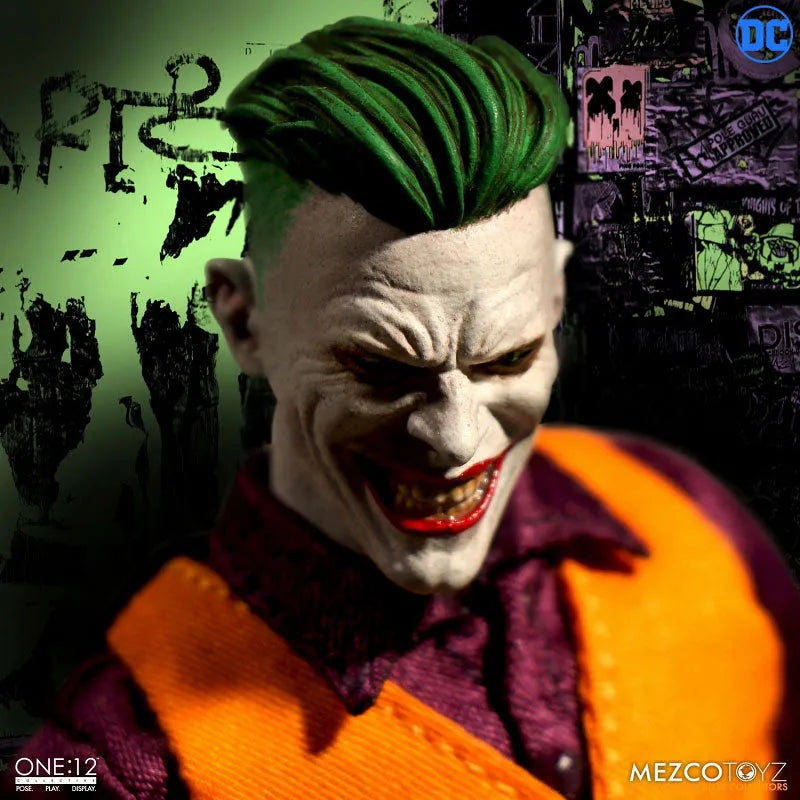 ONE:12 Collective - DC Comics: Joker 1/12 Action Figure Clown Prince of Crime ver(Provisional Pre-order)ㅤ – Mezco – ActionFigure Brasil