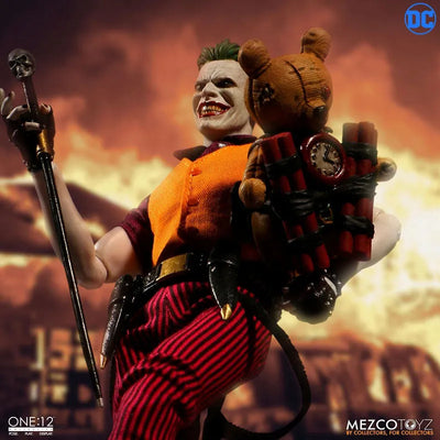ONE:12 Collective - DC Comics: Joker 1/12 Action Figure Clown Prince of Crime ver(Provisional Pre-order)ㅤ – Mezco – ActionFigureBrasil — ângulo diferente