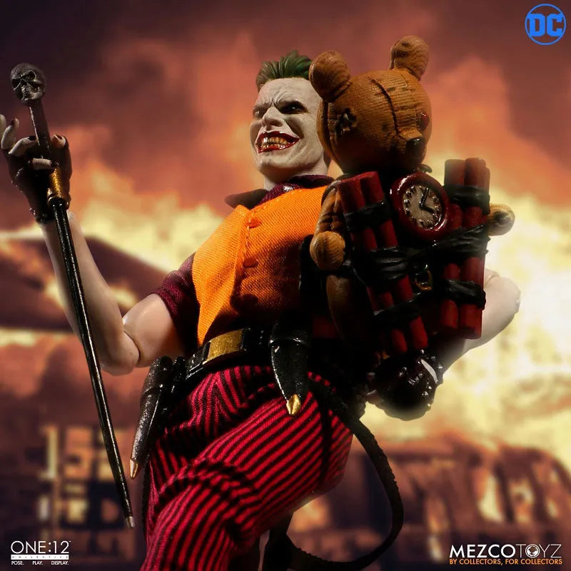 ONE:12 Collective - DC Comics: Joker 1/12 Action Figure Clown Prince of Crime ver(Provisional Pre-order)ㅤ – Mezco – ActionFigure Brasil