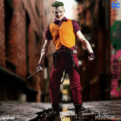 ONE:12 Collective - DC Comics: Joker 1/12 Action Figure Clown Prince of Crime ver(Provisional Pre-order)ㅤ – Mezco – ActionFigure Brasil — embalagem