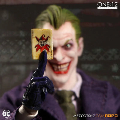 ONE:12 Collective - DC Comics: Joker 1/12 Action Figureㅤ – Mezco – ActionFigureBrasil — embalagem