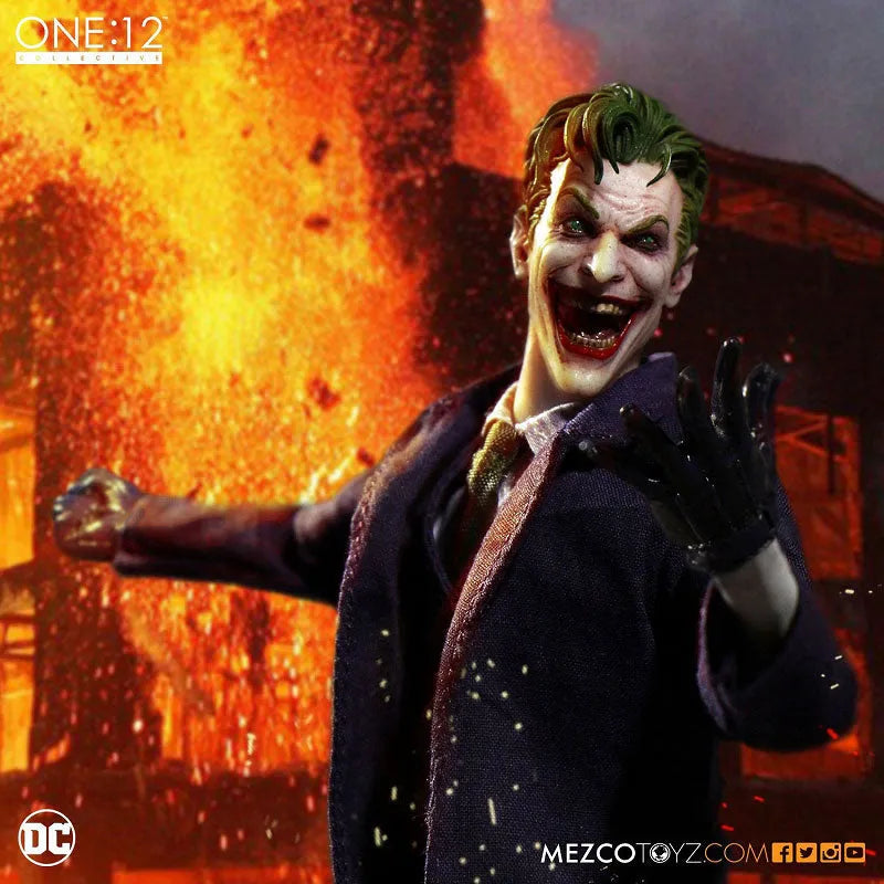ONE:12 Collective - DC Comics: Joker 1/12 Action Figureㅤ – Mezco – ActionFigure Brasil